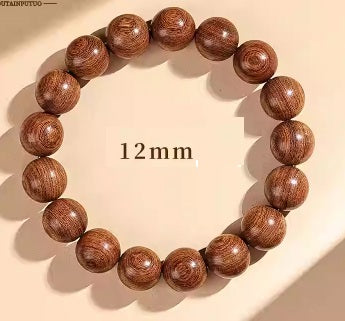 Natural golden sandalwood bracelet, unisex amulet