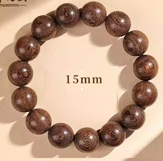 Natural golden sandalwood bracelet, unisex amulet